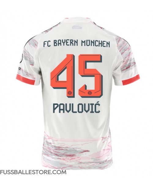 Günstige Bayern Munich Aleksandar Pavlovic #45 Auswärtstrikot 2025-26 Kurzarm Günstige Bayern Munich Aleksandar Pavlovic #45 Auswärtstrikot 2025-26 Kurzarm